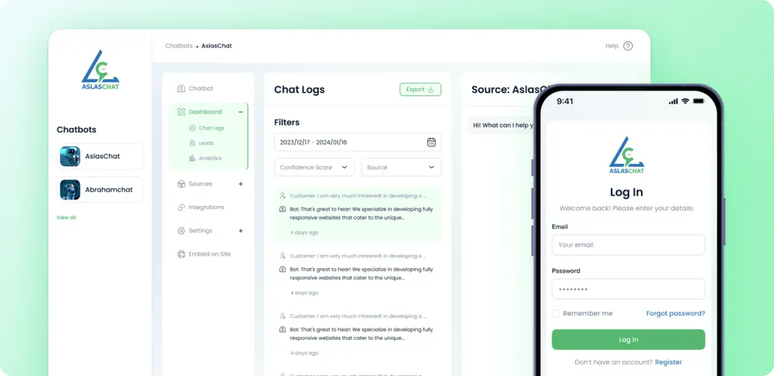 Aslaschat workflow visual